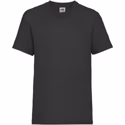Fruit Of The Loom - T-Shirt à manches courtes - Enfant (Lot de 2) (Noir)