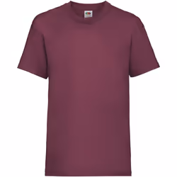 Fruit Of The Loom - T-Shirt à manches courtes - Enfant (Lot de 2) (Bordeaux)