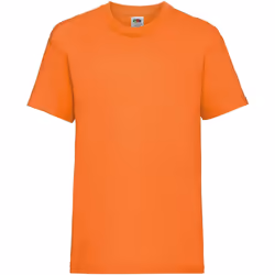 Fruit Of The Loom - T-Shirt à manches courtes - Enfant (Lot de 2) (Orange)