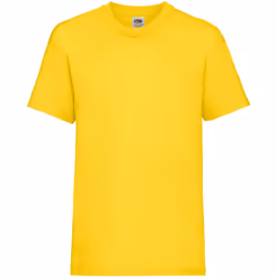 Fruit Of The Loom - T-Shirt à manches courtes - Enfant (Lot de 2) (Jaune)
