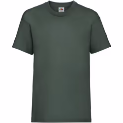 Fruit Of The Loom - T-Shirt à manches courtes - Enfant (Lot de 2) (Vert bouteille)