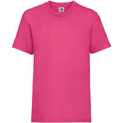 Fruit Of The Loom - T-Shirt à manches courtes - Enfant (Lot de 2) (Fuchsia)