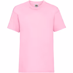 Fruit Of The Loom - T-Shirt à manches courtes - Enfant (Lot de 2) (Rose clair)