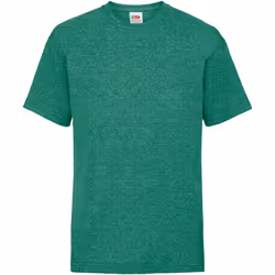 Fruit Of The Loom - T-Shirt à manches courtes - Enfant (Lot de 2) (Vert rétro chiné)