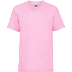 Fruit Of The Loom - T-Shirt à manches courtes - Enfant (Lot de 2) (Rose clair)