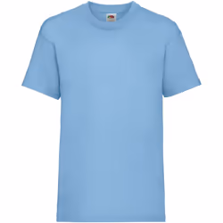 Fruit Of The Loom - T-Shirt à manches courtes - Enfant (Lot de 2) (Bleu ciel)