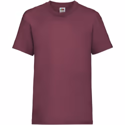 Fruit Of The Loom - T-Shirt à manches courtes - Enfant (Lot de 2) (Bordeaux)