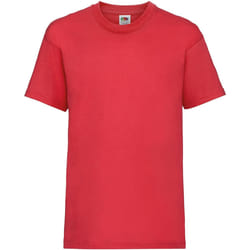 Fruit Of The Loom - T-Shirt à manches courtes - Enfant (Lot de 2) (Rouge)