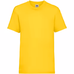 Fruit Of The Loom - T-Shirt à manches courtes - Enfant (Lot de 2) (Jaune)