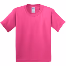 Gildan - T-Shirt - Enfant unisexe (Rose)