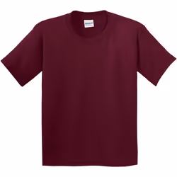 Gildan - T-Shirt - Enfant unisexe (Bordeaux)