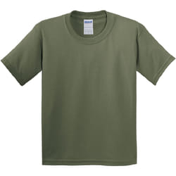 Gildan - T-Shirt - Enfant unisexe (Vert militaire)