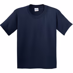 Gildan - T-Shirt - Enfant unisexe (Bleu marine)
