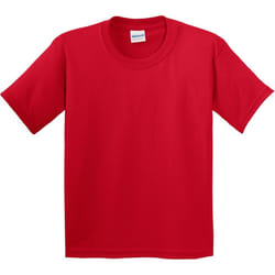 Gildan - T-Shirt - Enfant unisexe (Rouge)