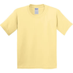 Gildan - T-Shirt - Enfant unisexe (Jaune brume)