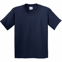 Gildan - T-Shirt doux - Enfant (Lot de 2) (Bleu marine)