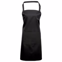 Premier - Tablier avec poche (Lot de 2) - Taille unique (Noir)