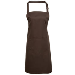 Premier - Tablier avec poche (Lot de 2) - Taille unique (Marron)