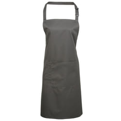 Premier - Tablier avec poche (Lot de 2) - Taille unique (Gris foncé)