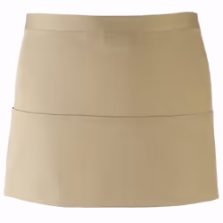 Premier - Tablier de bar à 3 poches (Lot de 2) - Taille unique (Kaki)