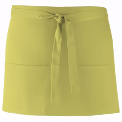 Premier - Tablier de bar à 3 poches (Lot de 2) - Taille unique (Vert citron)