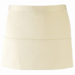Premier - Tablier de bar à 3 poches (Lot de 2) - Taille unique (Naturel)