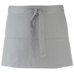 Premier - Tablier de bar à 3 poches (Lot de 2) - Taille unique (Argent)