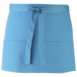 Premier - Tablier de bar à 3 poches (Lot de 2) - Taille unique (Turquoise)