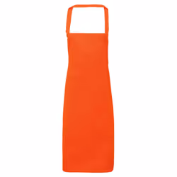 Premier - Tablier sans poche (Lot de 2) - Taille unique (Orange)