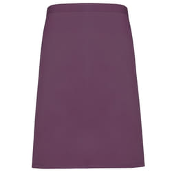 Premier - Tablier mi-long (Lot de 2) - Taille unique (Aubergine)