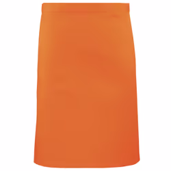 Premier - Tablier mi-long (Lot de 2) - Taille unique (Orange)