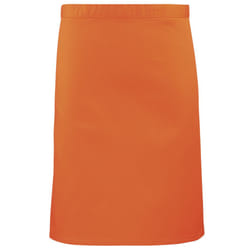 Premier - Tablier mi-long (Lot de 2) - Taille unique (Orange)