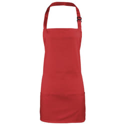 Premier - Tablier de restauration (Lot de 2) - Taille unique (Rouge)