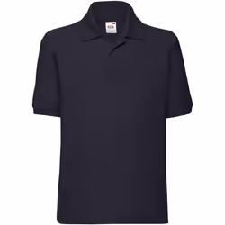 Fruit Of The Loom - Polo à manches courtes - Enfant (Lot de 2) (Bleu marine profond)