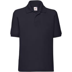 Fruit Of The Loom - Polo à manches courtes - Enfant (Lot de 2) (Bleu marine profond)