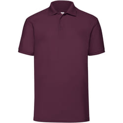Fruit Of The Loom - Polo à manches courtes - Enfant (Lot de 2) (Bordeaux)