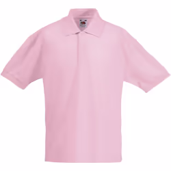 Fruit Of The Loom - Polo à manches courtes - Enfant (Lot de 2) (Rose clair)
