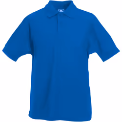 Fruit Of The Loom - Polo à manches courtes - Enfant (Lot de 2) (Bleu royal)