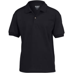 Gildan DryBlend - Polo à manches courtes - Enfant unisexe (Lot de 2) (Noir)