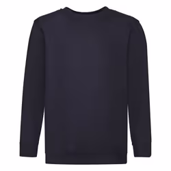 Fruit Of The Loom - Sweatshirt - Enfant unisexe (Lot de 2) (Bleu marine profond)