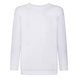 Fruit Of The Loom - Sweatshirt - Enfant unisexe (Lot de 2) (Blanc)