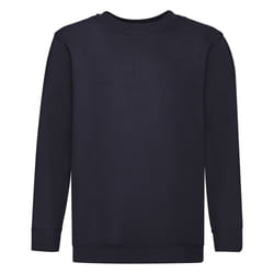 Fruit Of The Loom - Sweatshirt - Enfant unisexe (Lot de 2) (Bleu marine profond)