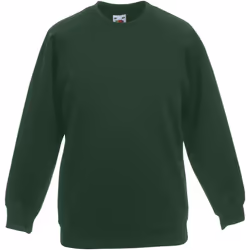Fruit Of The Loom - Sweatshirt - Enfant unisexe (Lot de 2) (Vert bouteille)