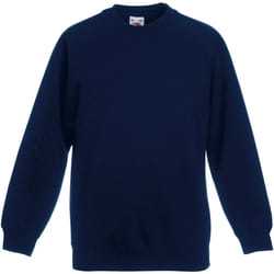Fruit Of The Loom - Sweatshirt - Enfant unisexe (Lot de 2) (Bleu marine profond)
