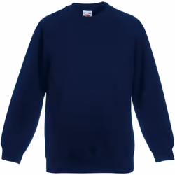 Fruit Of The Loom - Sweatshirt - Enfant unisexe (Lot de 2) (Bleu marine profond)