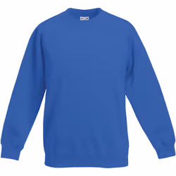 Fruit Of The Loom - Sweatshirt - Enfant unisexe (Lot de 2) (Bleu royal)