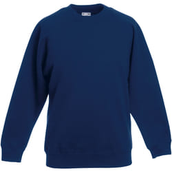 Fruit Of The Loom - Sweatshirt - Enfant unisexe (Lot de 2) (Bleu marine)