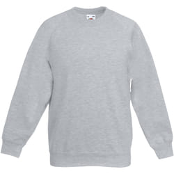 Fruit Of The Loom - Sweatshirt - Enfant unisexe (Lot de 2) (Gris)