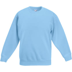 Fruit Of The Loom - Sweatshirt classique - Enfant unisexe (Lot de 2) (Bleu ciel)