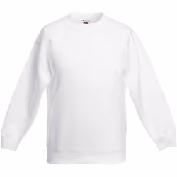 Fruit Of The Loom - Sweatshirt classique - Enfant unisexe (Lot de 2) (Blanc)